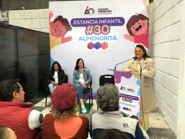 Promesa cumplida, ya hay 30 estancias infantiles en Álvaro Obregón: Lía Limón
