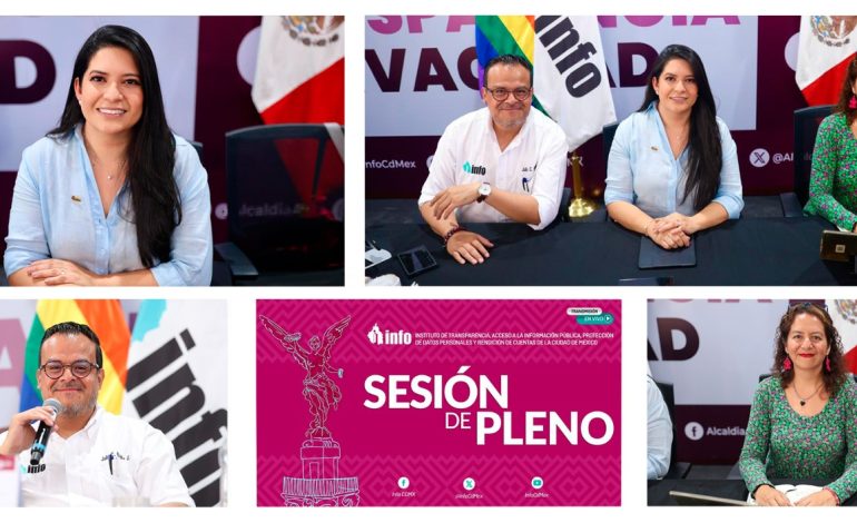 Presentará INFO CDMX informe ante el Congreso CDMX