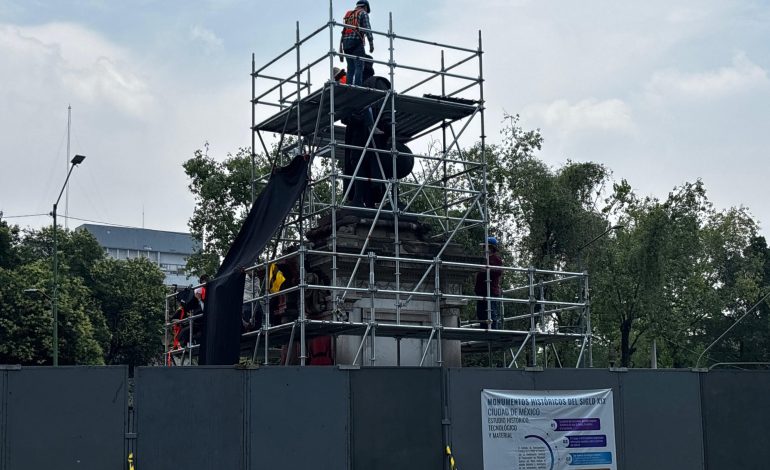 Alcaldía Cuauhtémoc y UNAM inician restauración del Monumento a Colón