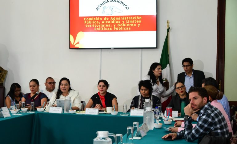 Diputados de todos los partidos reconocen avances en alcaldía Xochimilco