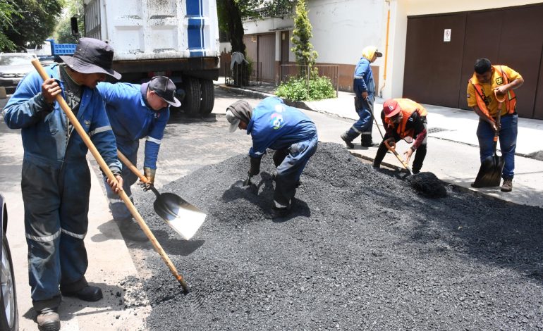 Gobierno de Luis Mendoza refuerza plan ‘Cero Baches» en BJ