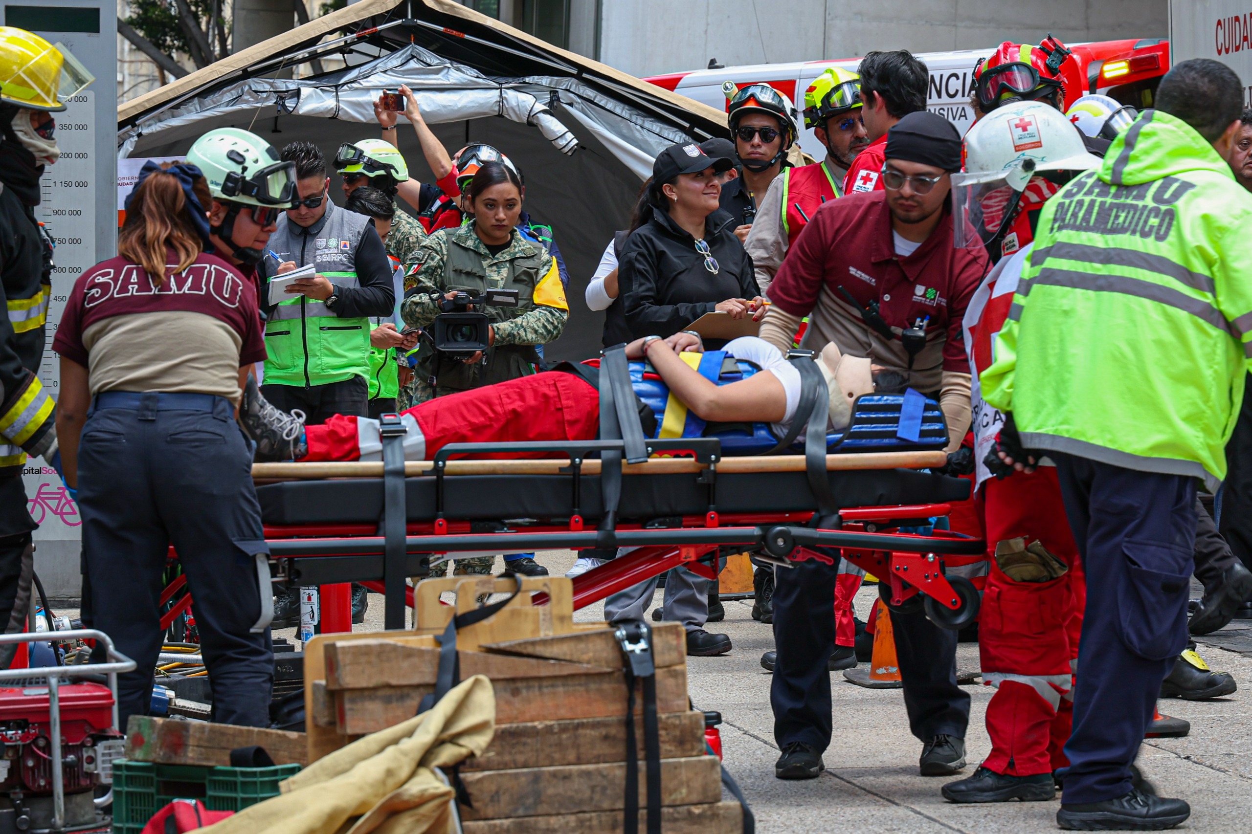 En CDMX, participan 8.1 millones de personas en simulacro