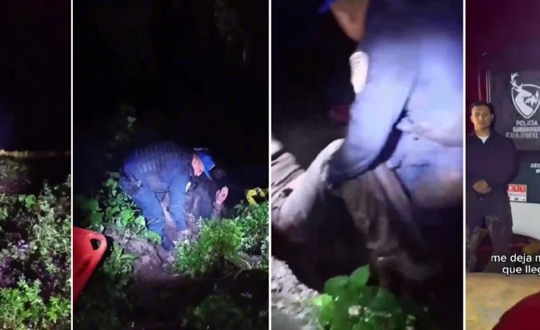 Policía Guardabosques de Cuajimalpa rescata dos personas