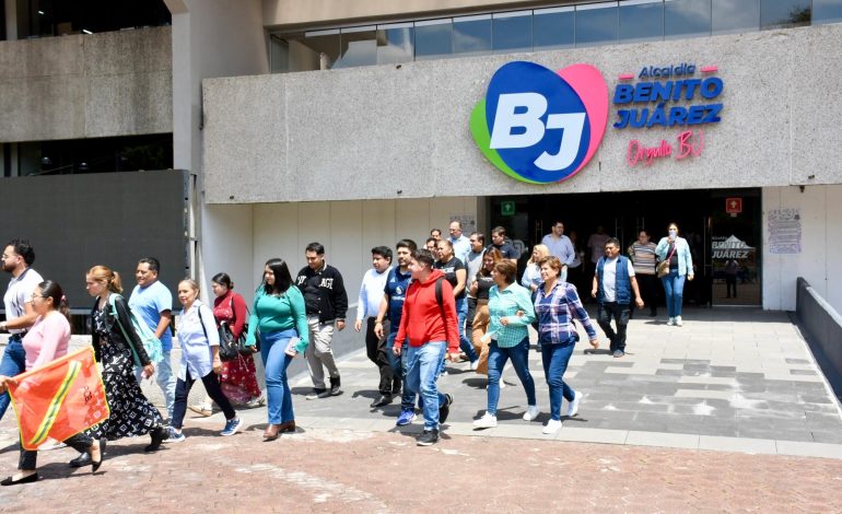 Simulacro con saldo blanco en la Benito Juárez