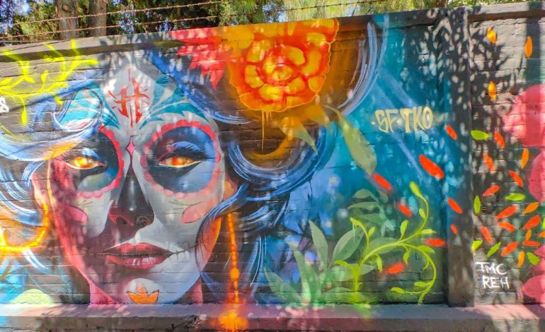Alcalde Luis Mendoza promueve el arte urbano en el Panteón Xoco