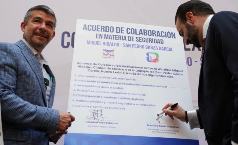 MH y San Pedro Garza comparten experiencias exitosas en seguridad