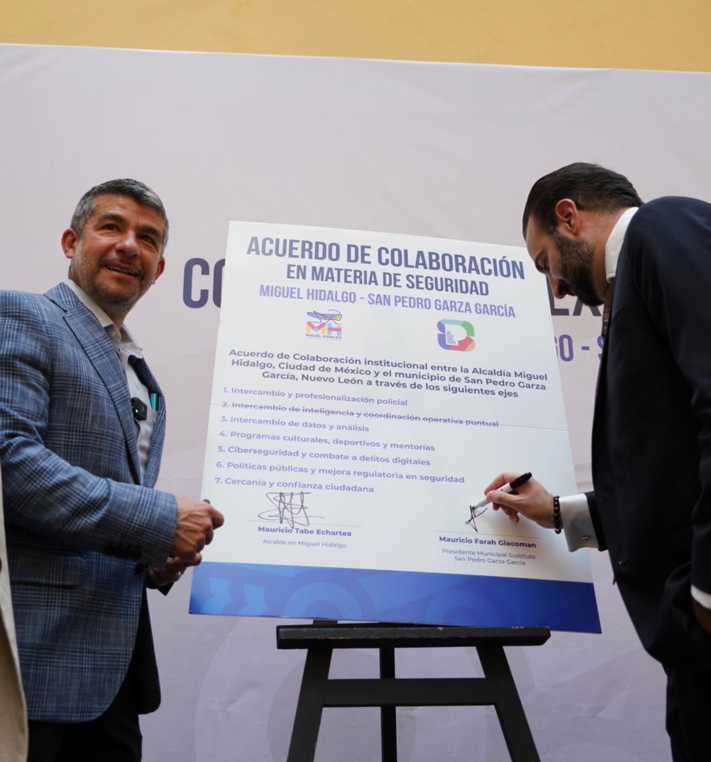 MH y San Pedro Garza comparten experiencias exitosas en seguridad
