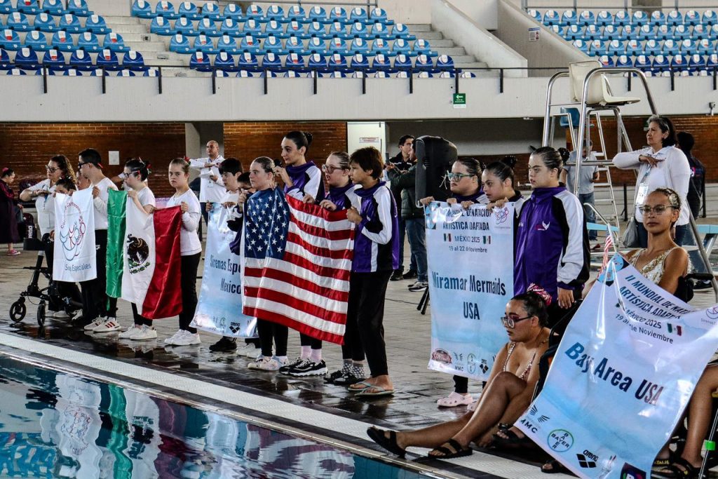La alcaldía Benito Juárez, fue sede del II Mundial de Natación Artística Adaptada, que se llevó a cabo en la Fosa de Clavados de la Alberca Olímpica “Francisco Márquez”, uno de los recintos acuáticos más emblemáticos del país.