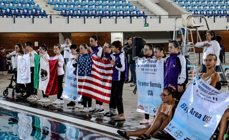 Alcaldía Benito Juárez fue sede del II Mundial de Natación Artística Adaptada