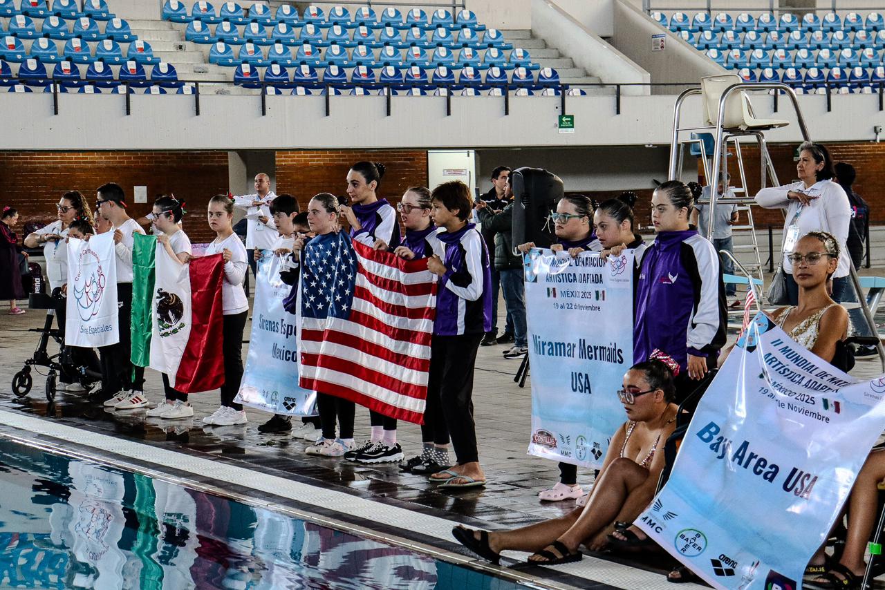 Alcaldía Benito Juárez fue sede del II Mundial de Natación Artística Adaptada