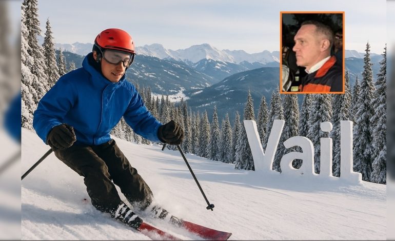 A Rubalcava le agarró el sismo esquiando en Vail