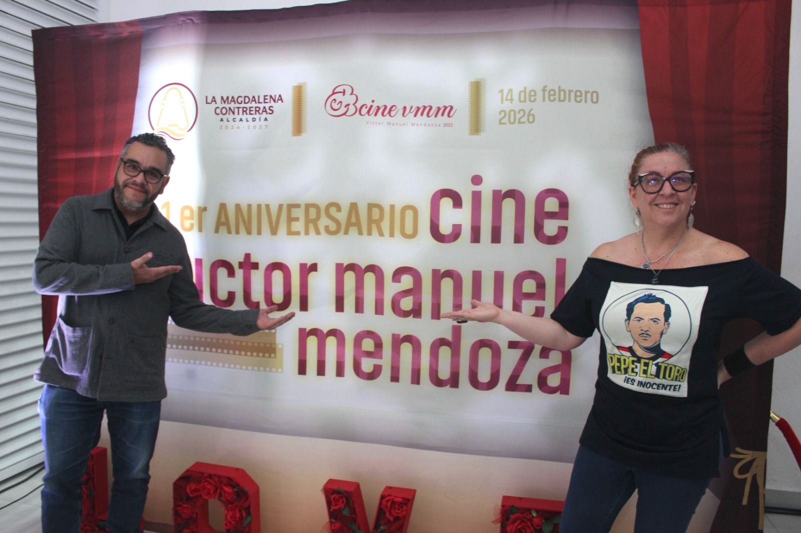 Reapertura de cine Víctor Manuel Mendoza celebra primer aniversario