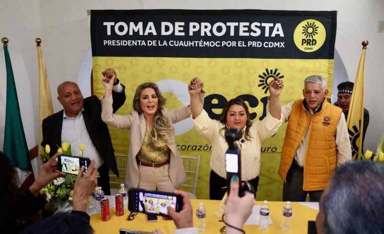 Ceci Ocampo asume la presidencia del PRD en la Alcaldía Cuauhtémoc