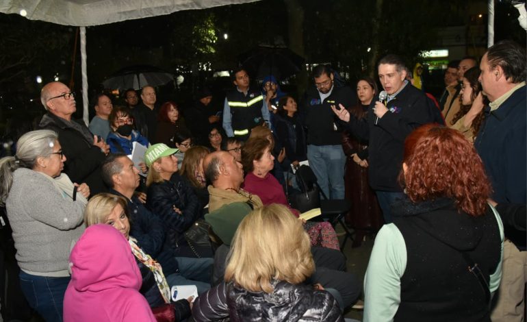 Luis Mendoza inicia en San Pedro de los Pinos recorridos por las 56 colonias de BJ