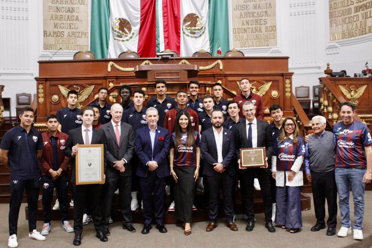 Congreso CDMX reconoce al Atlante por sus 110 años