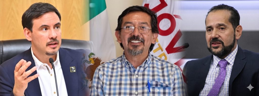 Con esta jugada truculenta, Valle, Chávez y Ramos quieren garantizar que al menos uno de ellos llegue al Consejo General del INE, y con suerte hasta dos, pues cuentan con la bendición presidencial, porque lo más probable es que cualquiera sea incondicionalmente tramposo. Lo veremos. FOTO: Especial / Edición IA/Gemini