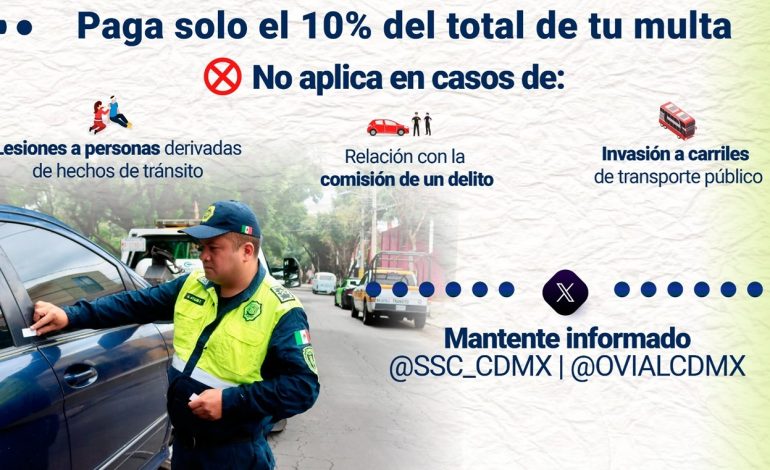 No funciona el link para condonación de multas