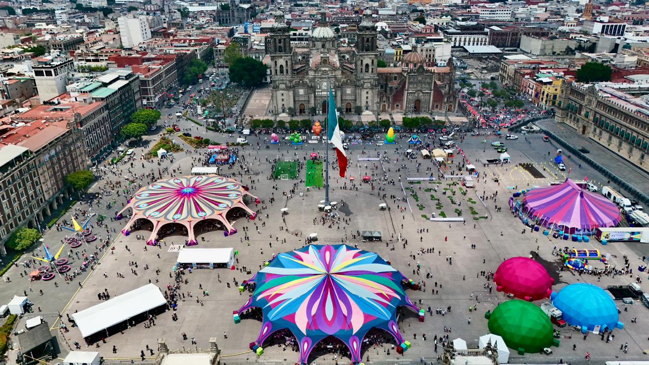 Inaugura Brugada ‘Zocalito de las Infancias’, más de 100 actividades infantiles