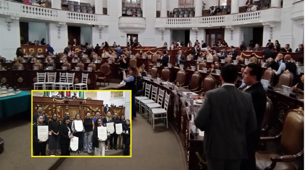 Pero hay tristes y lamentables excepciones, como el caso del Congreso de la Ciudad de México, donde no se les dio preferencia, a pesar de que ahí se crean las leyes. Este martes, en el Palacio de Donceles, los legisladores entregaron 84 medallas al Mérito en diferentes disciplinas, actividades profesionales y causas sociales. En total 13 diferentes áreas. FOTO: CDMX Magacín / Especial