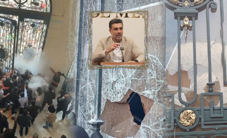 Sesma, el perdedor por los destrozos en el Congreso