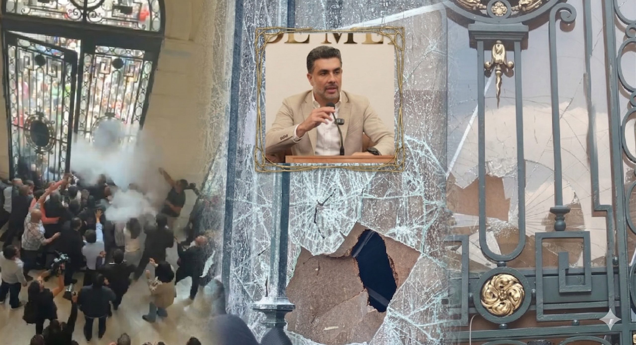 Sesma, el perdedor por los destrozos en el Congreso