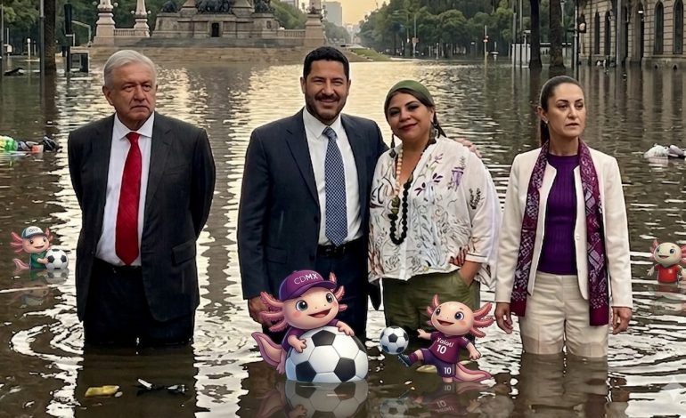Desdén mundialista de AMLO, Sheinbaum y Batres