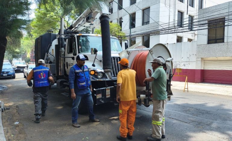 Aplican operación Vactor en la Doctores contra inundaciones