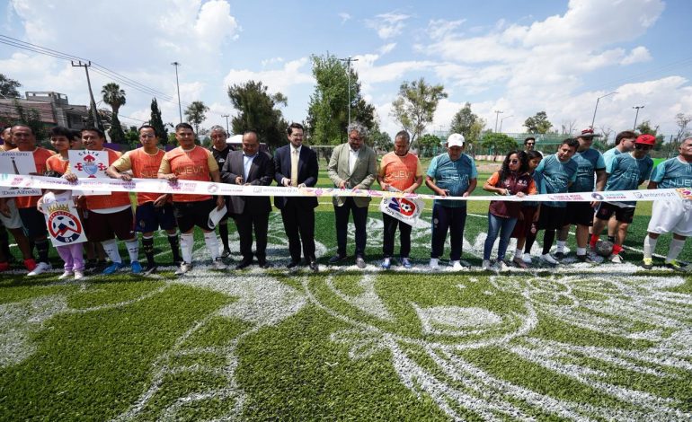 GCDMX y ‘Entorno a ti’ inauguran cancha 154 rumbo al mundial
