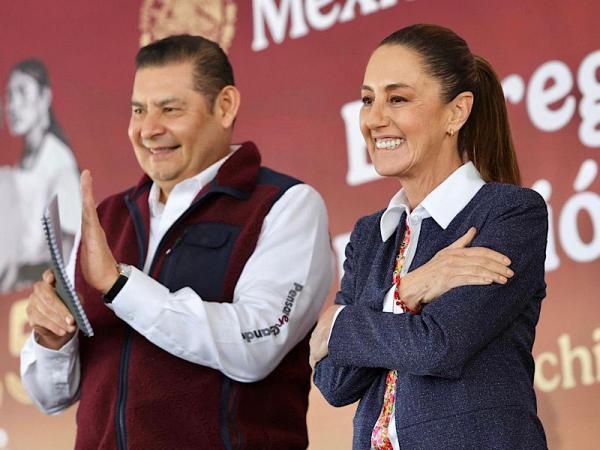 Puebla va en la ruta correcta: Sheinbaum