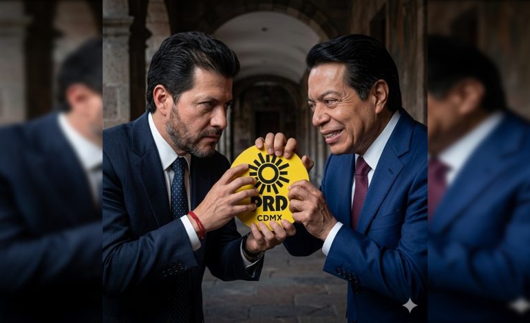 Los morenistas Mario Delgado y Lobo Román se quieren agandallar el PRD CDMX
