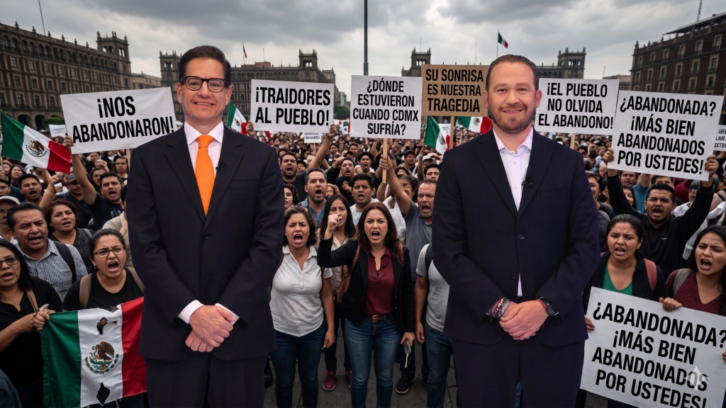 Hace un año planteé que por haber abandonado a sus electores, Taboada y Chertorivski deberían ofrecer disculpas, o ya al menos una explicación. Pero también expuse como escenario más probable que no lo harían y ahora reitero la prospectiva de que jamás lo harán. Esa pesada losa habrán de cargarla para siempre. Lo veremos. FOTOS: Especial / IMAGEN: El fondo ha sido modificado con IA de Gemini
